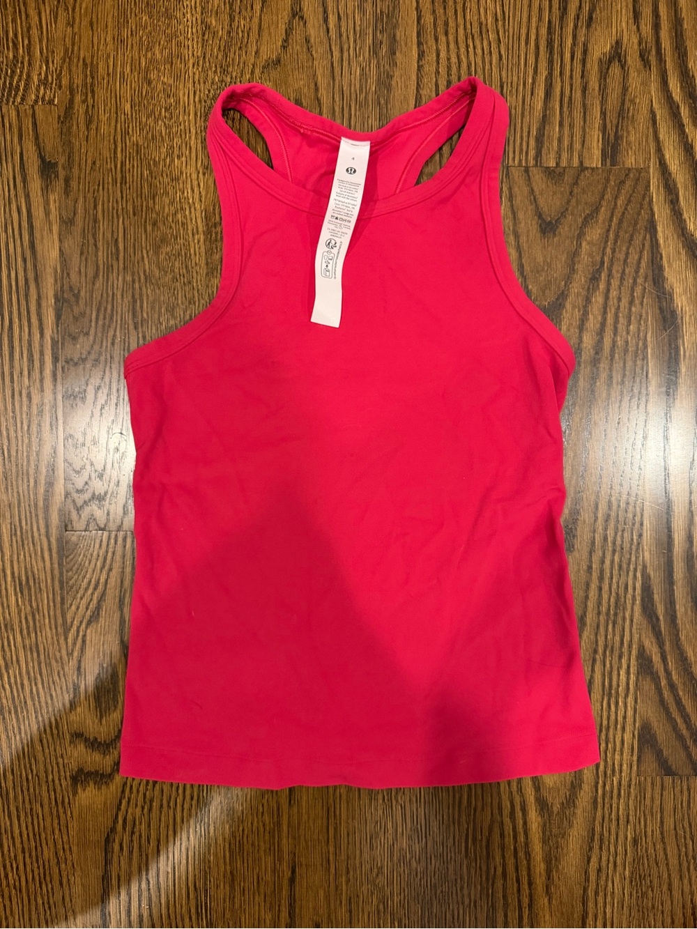 lululemon Hot Pink Racerback Tank Sz 4!